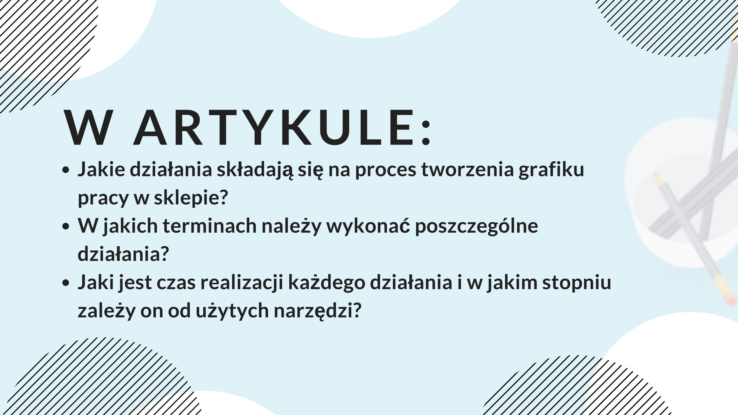 Grafik pracy w sklepie: terminy, obowiązki i ich czasochłonność - grafika do artykułu