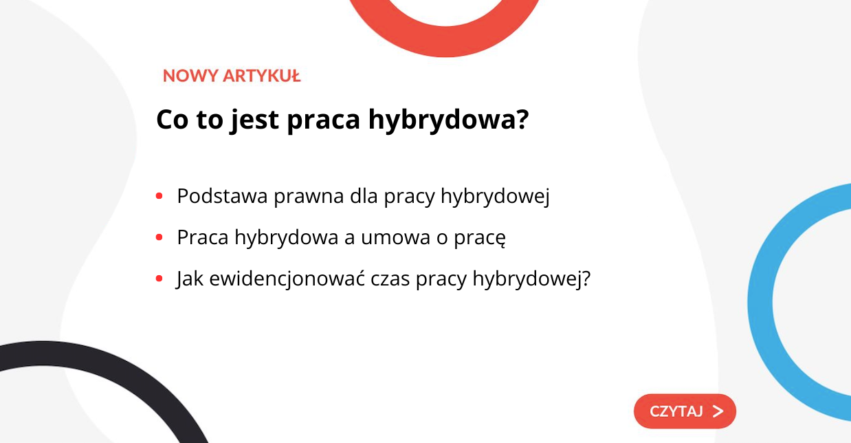 Co to jest praca hybrydowa? Podstawowe informacje - grafika do artykułu