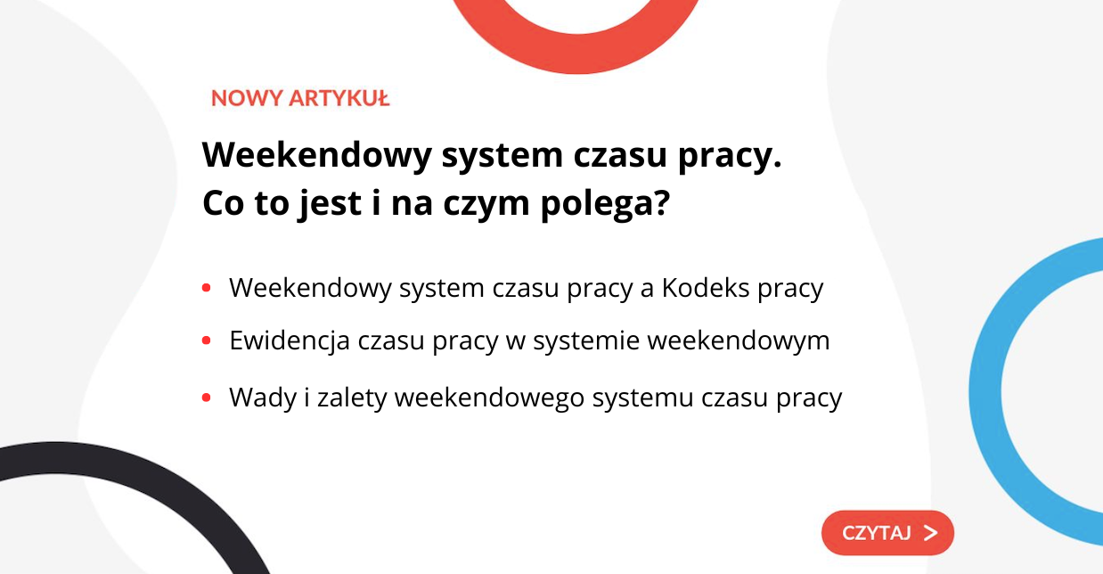 Weekendowy system czasu pracy. Co to jest i na czym polega? - grafika do artykułu