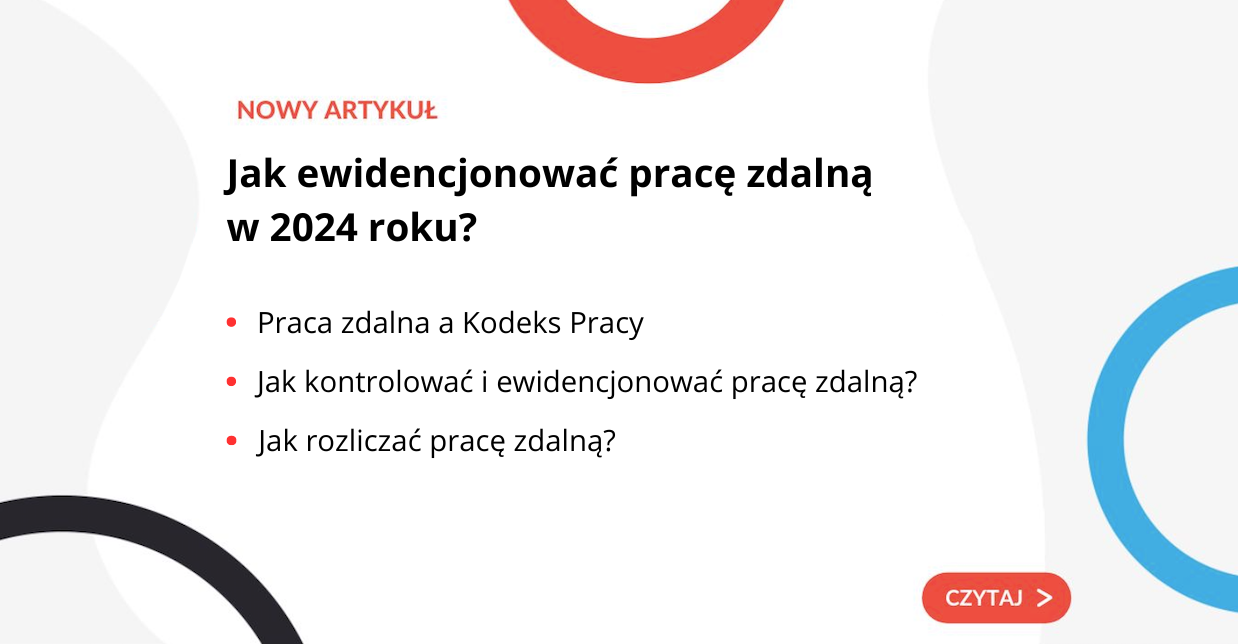 Jak ewidencjonować pracę zdalną - grafika do artykułu