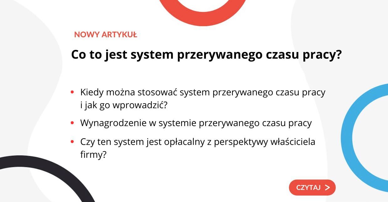 Co to jest system przerywanego czasu pracy? - grafika do artykułu
