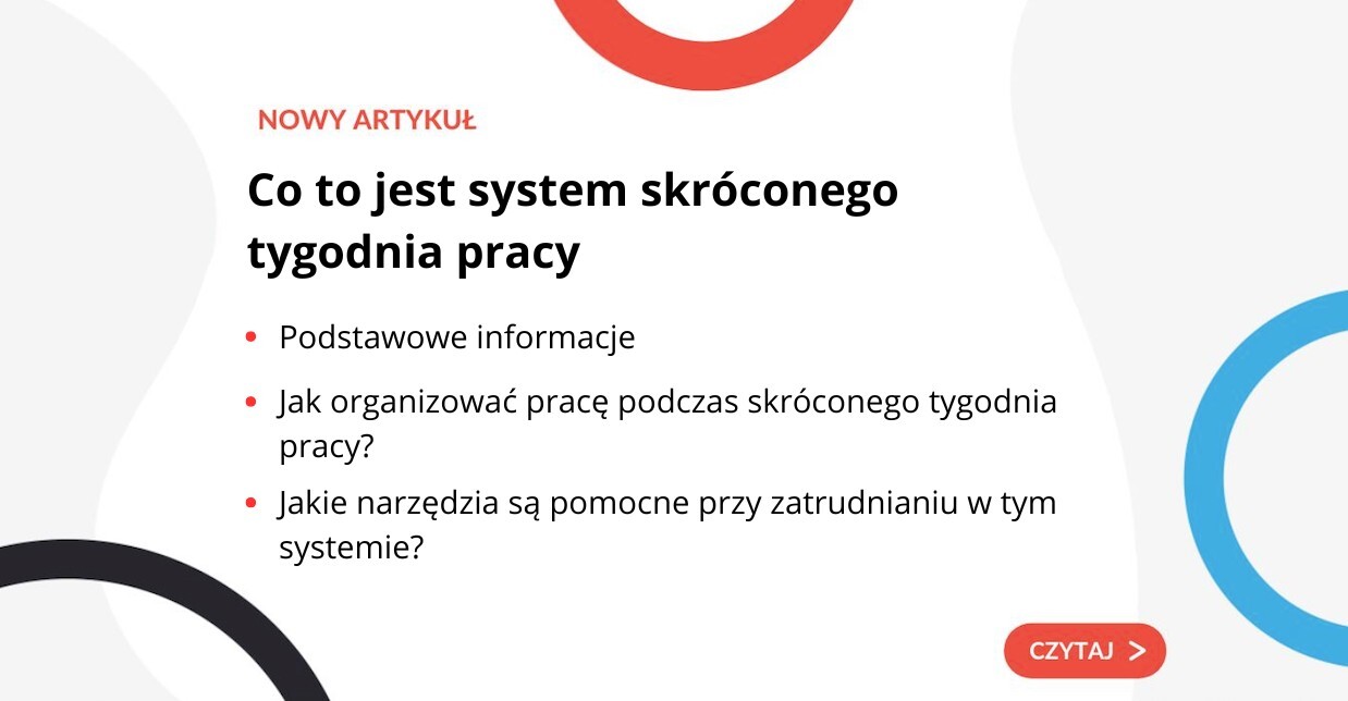 Co to jest system skróconego tygodnia pracy? - grafika do artykułu