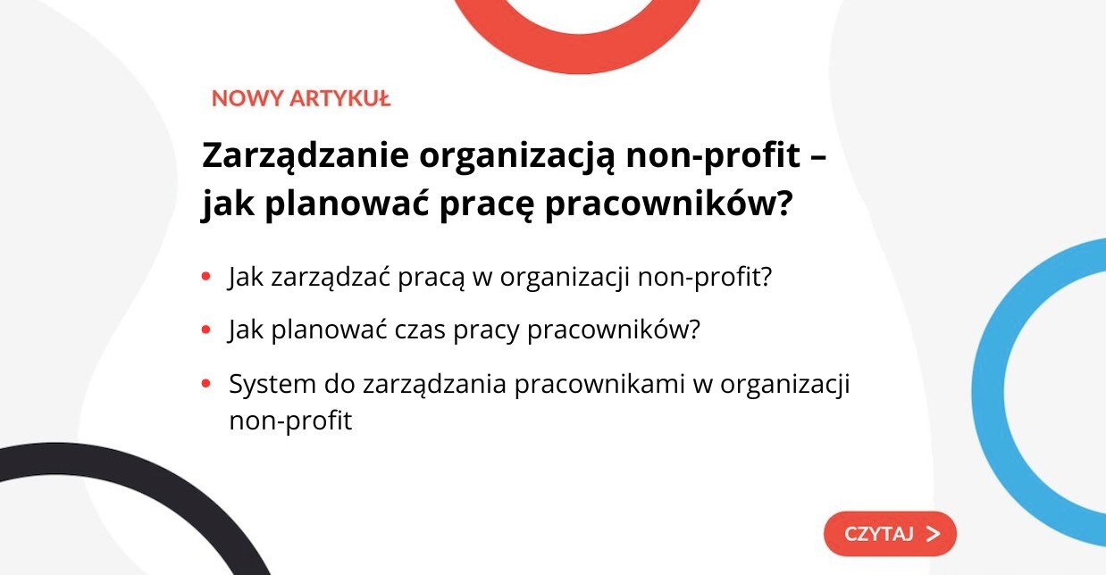 Zarządzanie organizacją non-profit – jak planować pracę pracowników? - grafika do artykułu