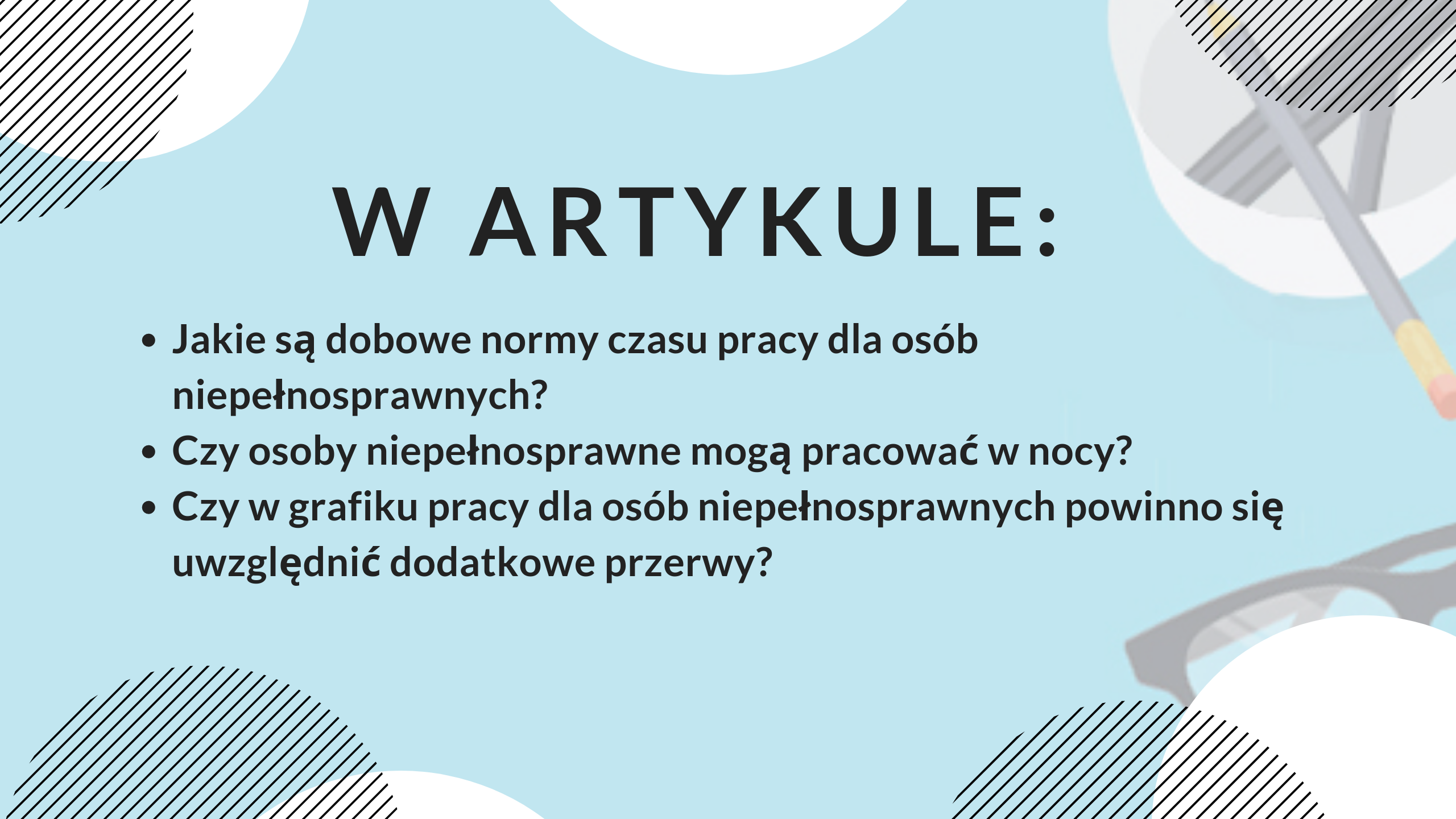 Zasady tworzenia grafików pracy dla załogi z niepełnosprawnymi - grafika do artykułu
