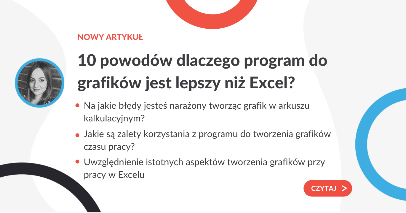 10 powodów, dlaczego program do grafików jest lepszy niż Excel - grafika do artykułu