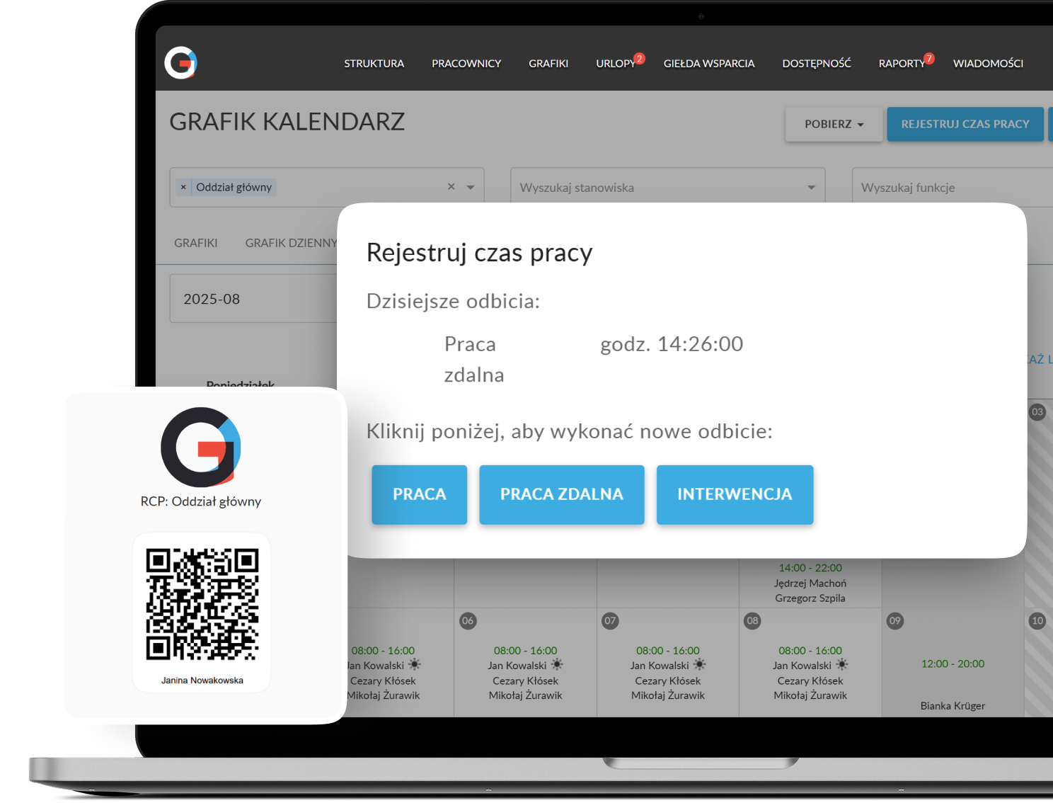 Nowoczesna rejestracja czasu pracy_header image