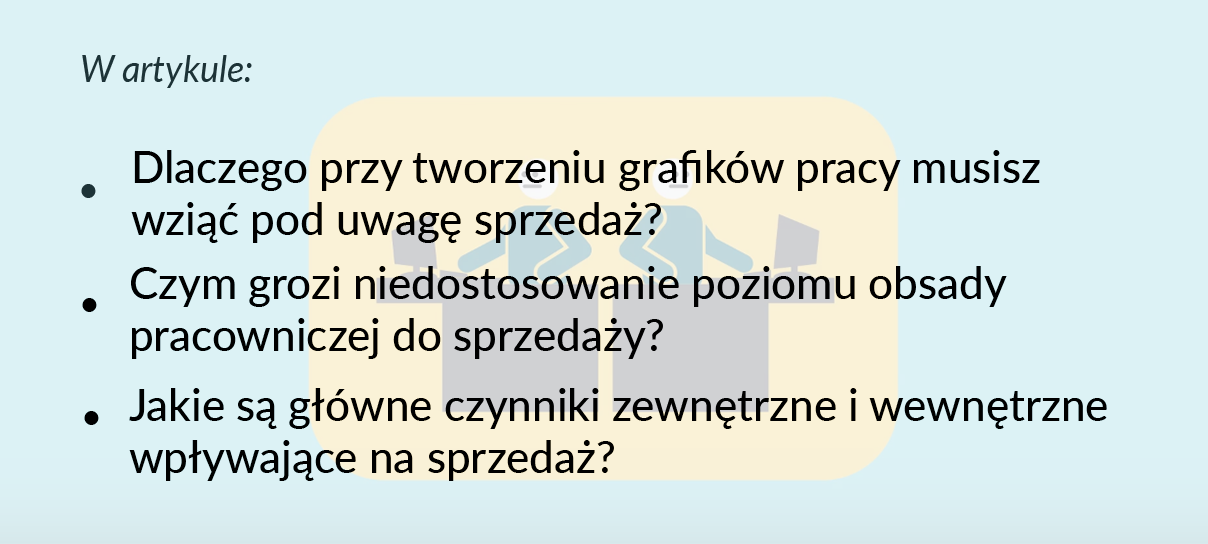 Planowanie sprzedaży w handlu, gastronomii i punktach usługowych - grafika do artykułu