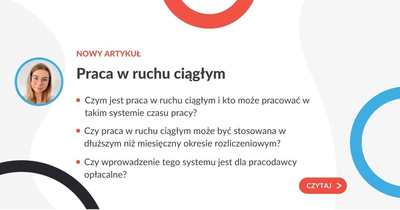 Praca w ruchu ciągłym - grafika do artykułu