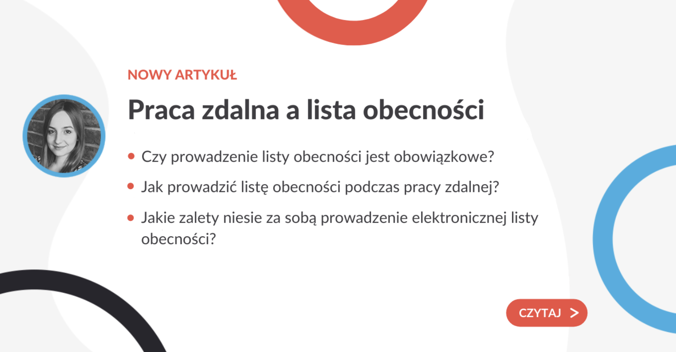 Praca zdalna a lista obecności - grafika do artykułu