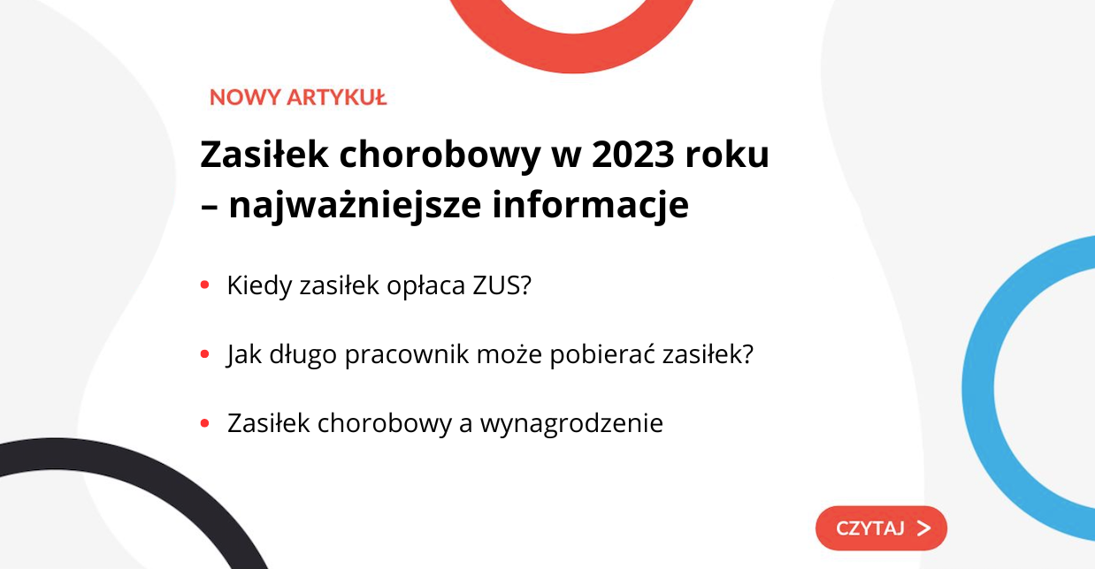 Prawo do zasiłku chorobowego 2023. Kto i kiedy je zyskuje - grafika do artykułu