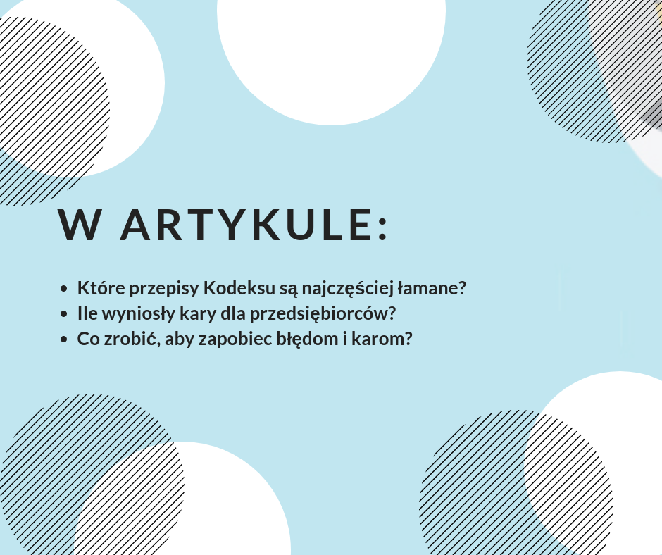 Raport Państwowej Inspekcji Pracy z kontroli w przedsiębiorstwach 7 uchybień w zakresie czasu pracy - grafika do artykułu