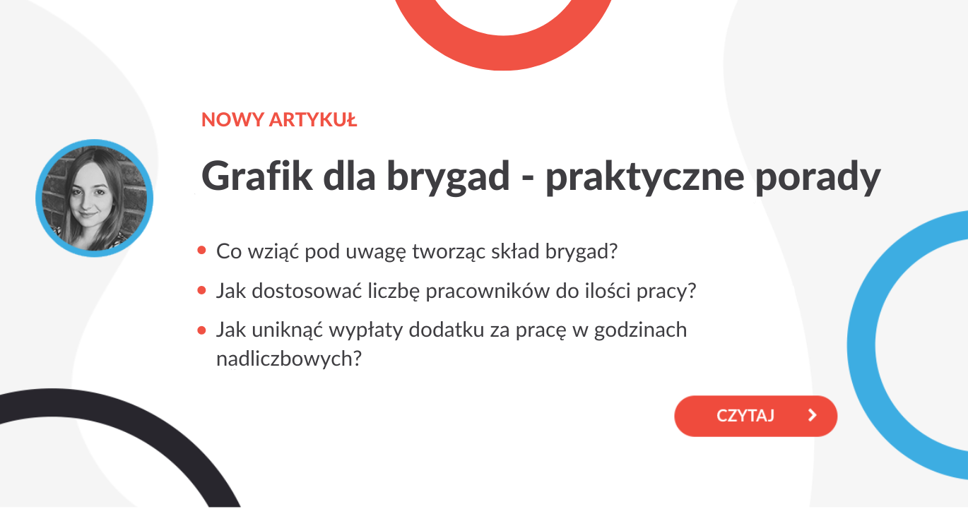 Grafik pracy dla brygad — praktyczne porady - grafika do artykułu