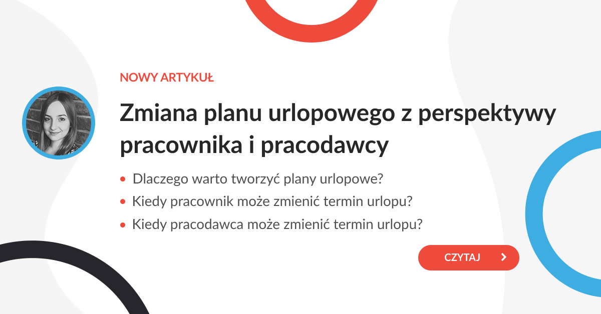 Zmiana planu urlopowego z perspektywy pracownika i pracodawcy - grafika do artykułu
