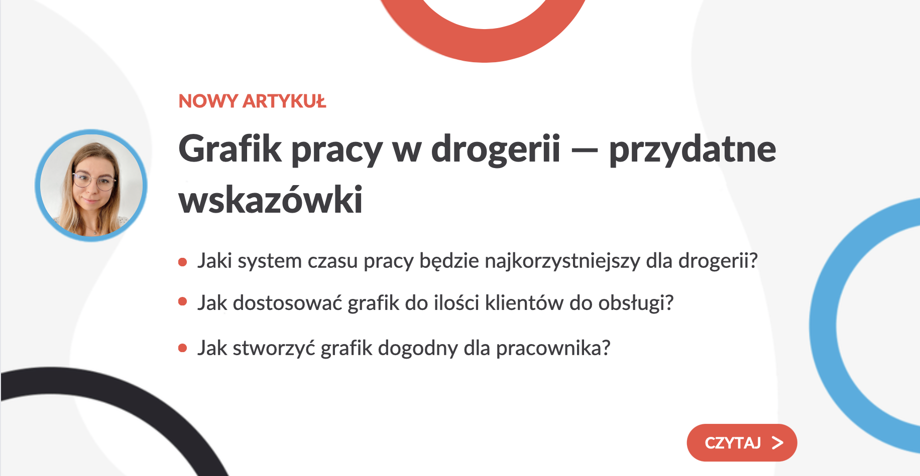 Grafik pracy w drogerii - przydatne wskazówki - grafika do artykułu