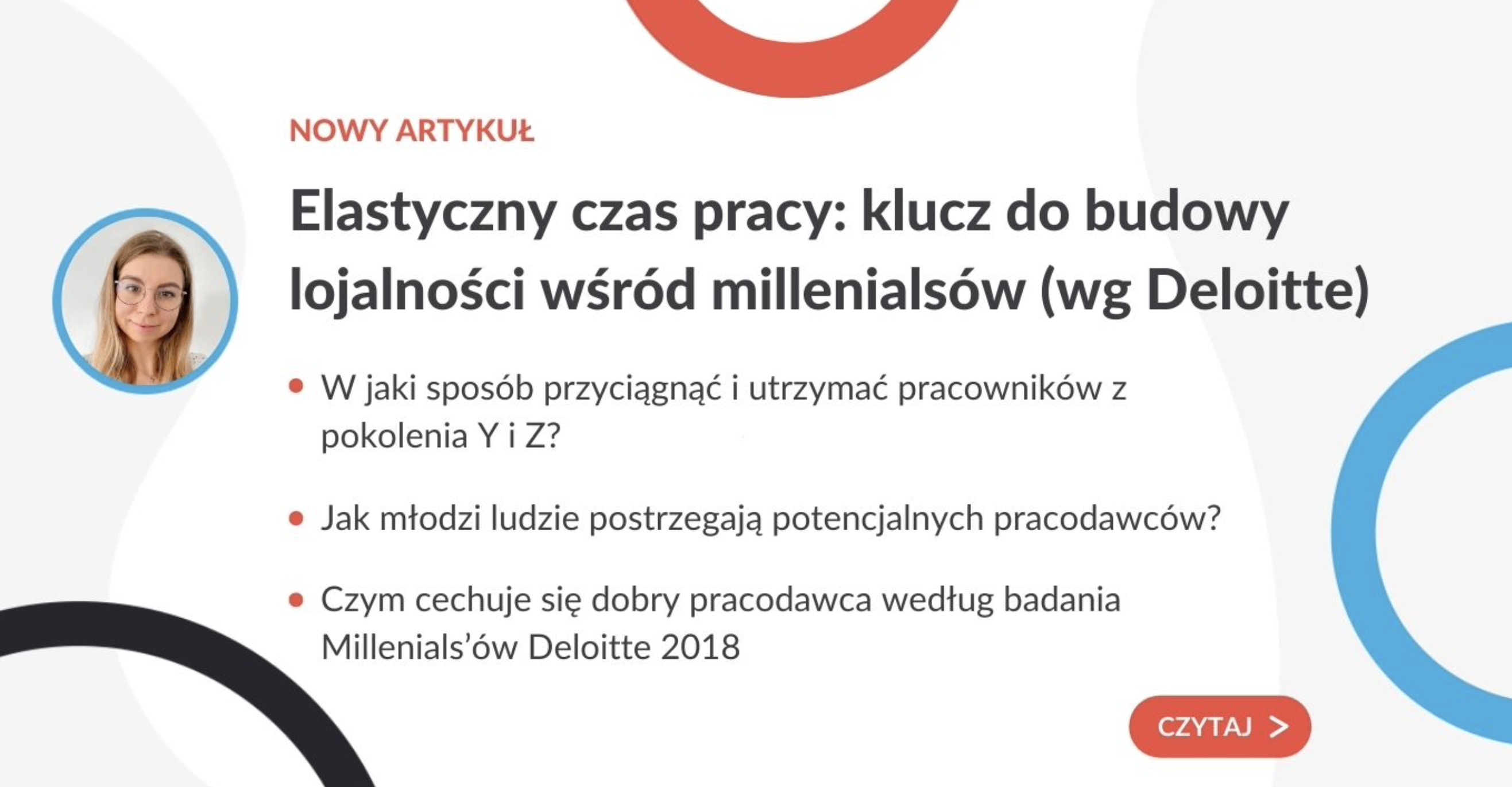 Elastyczny czas pracy: klucz do budowy lojalności wśród millenialsów (wg Deloitte) - grafika do artykułu