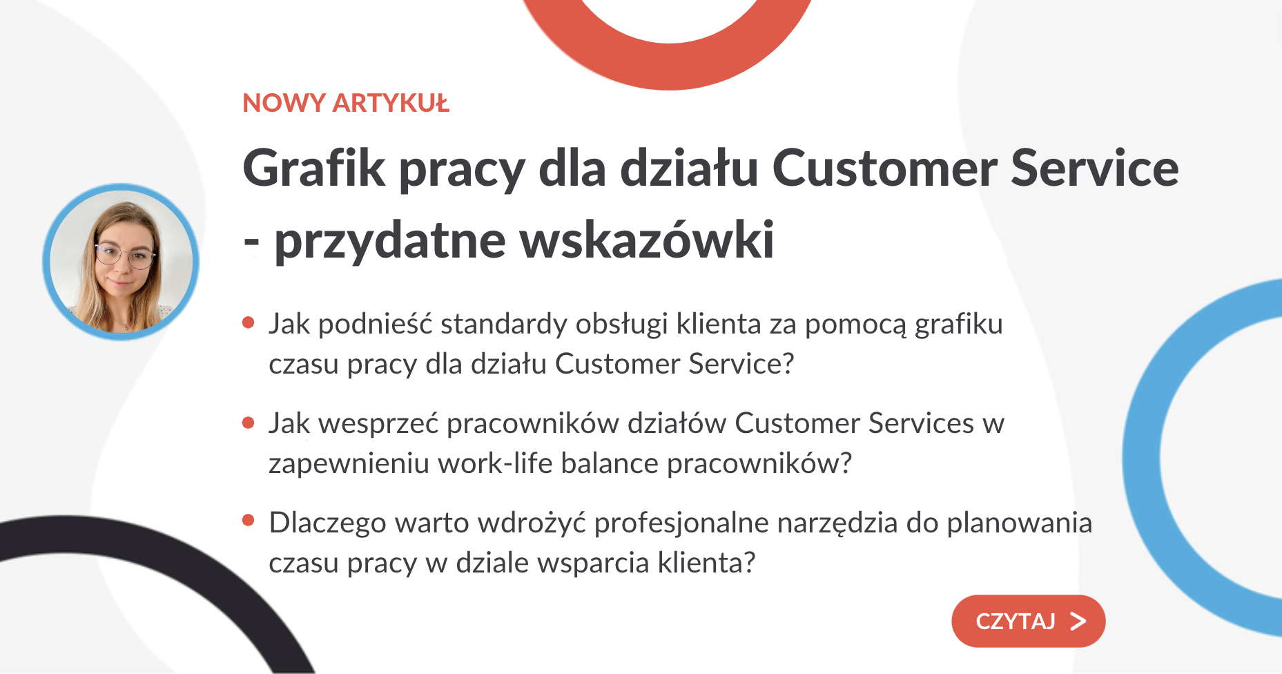 Grafik pracy dla działu customer services - przydatne wskazówki - grafika do artykułu