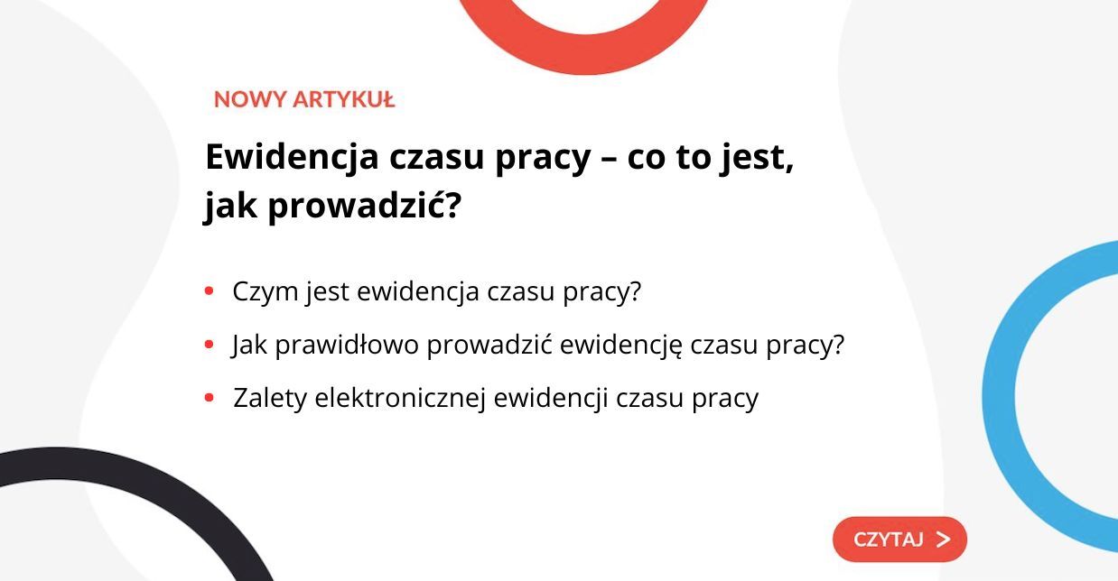 Ewidencja czasu pracy – co to jest, jak prowadzić - grafika do artykułu