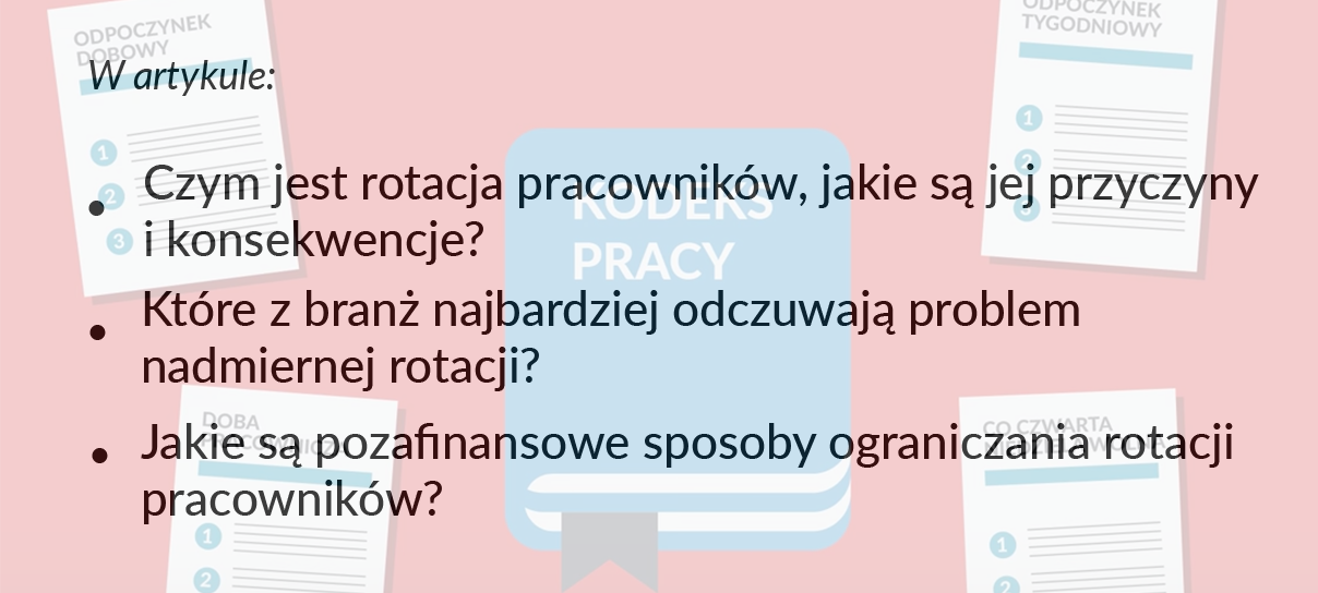 Rotacja pracowników: jak ją ograniczyć? - grafika do artykułu