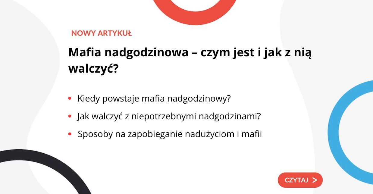 Mafia nadgodzinowa - czym jest i jak z nią walczyć - grafika do artykułu