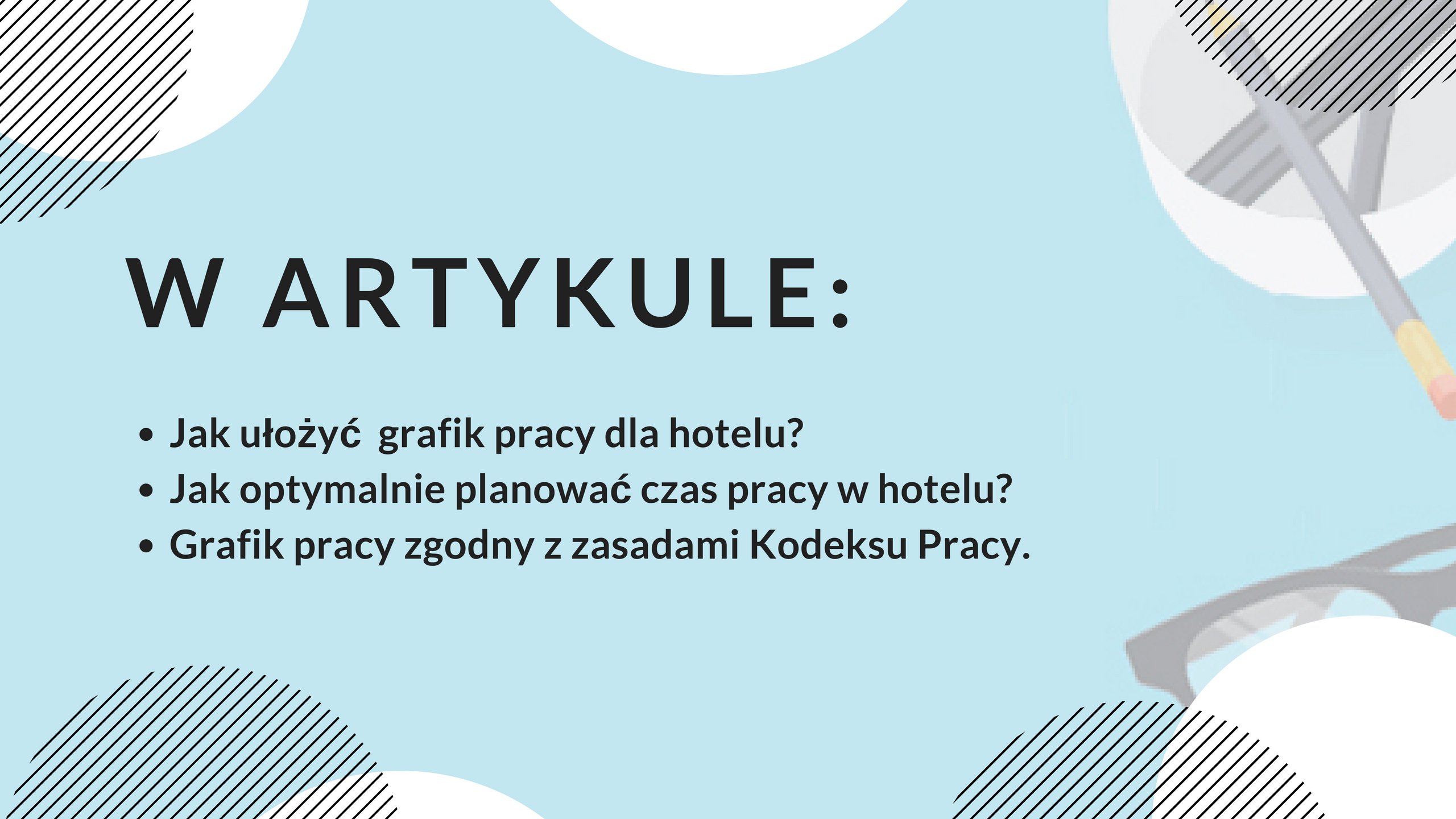 Grafik dla hotelu - praktyczne porady - grafika do artykułu